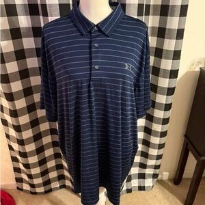 Under Armour Men's Navy Striped Polo